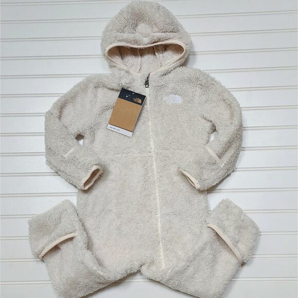 NWT The North Face Baby Campshire One Piece: White Dune/Sparkle - Picture 1 of 9